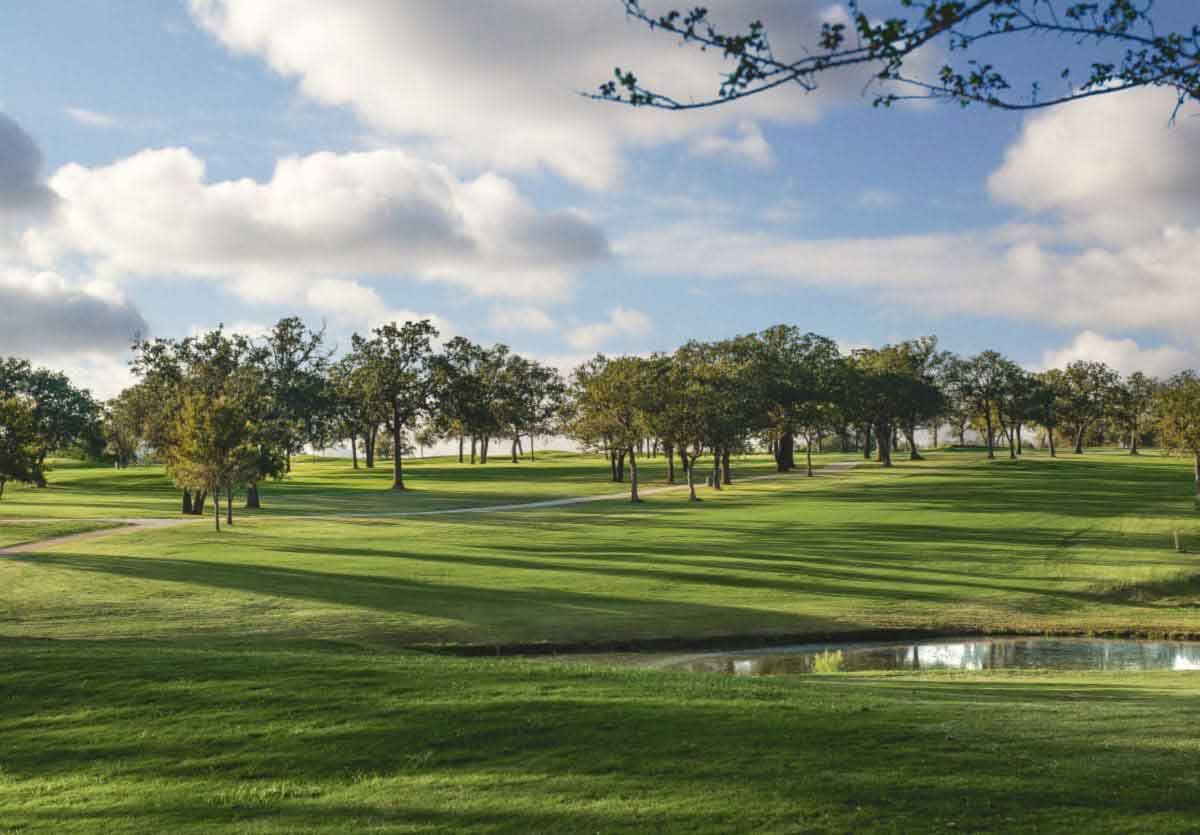 Scenic view of golf course